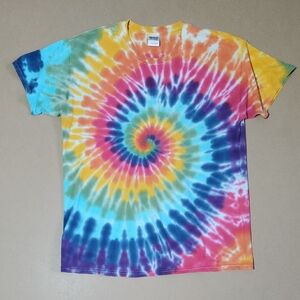 Color Blast Spiral Tie-Dye T-Shirt - Size L